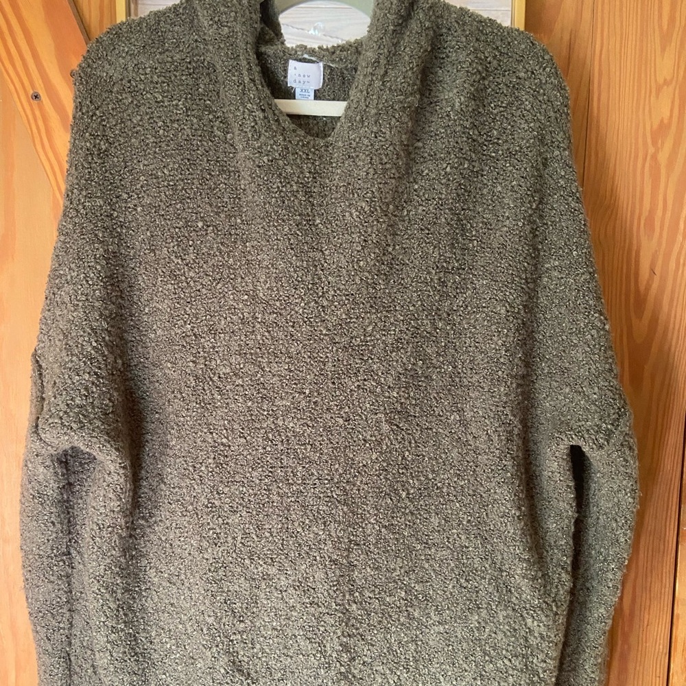 Sweater from Target! Perfect Fall color, hooded.
